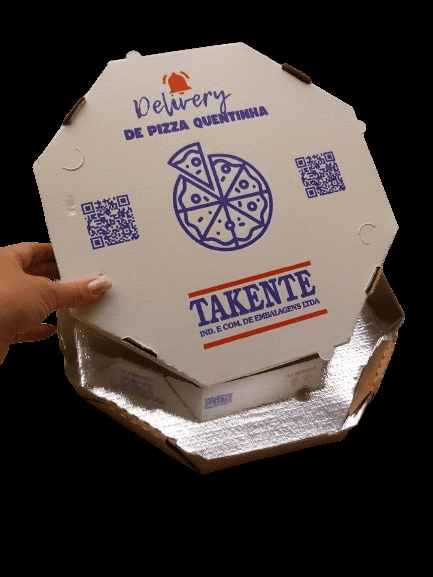 Caixa para pizza papelão fundo laminado - 25cm/30cm/35cm /40 cm